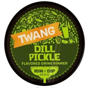 Twang Flavored Salt Rimmer, Pickle, for Margaritas, Mocktails, Smoothies & More